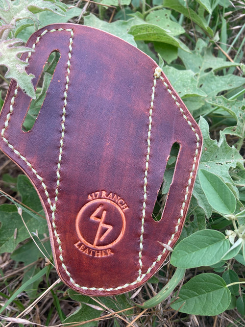 Large pancake knife sheath